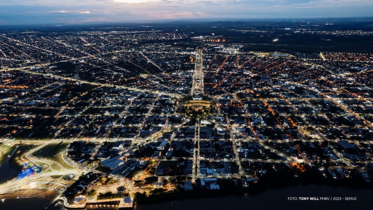Vista aérea de Boa Vista, Roraima - sede da Black Holding