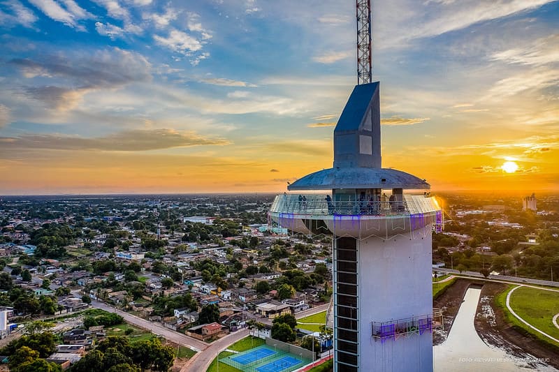 Vista aérea de Boa Vista representando a Black Holding